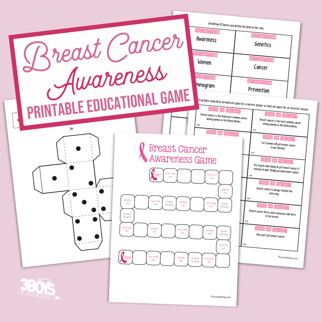 Breast Cancer Awareness Word Scramble WordMint