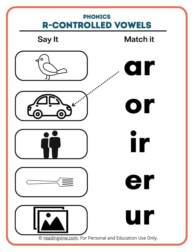 R Controlled Vowels Worksheets ReadingVine R Controlled Vowels Worksheets ReadingVine