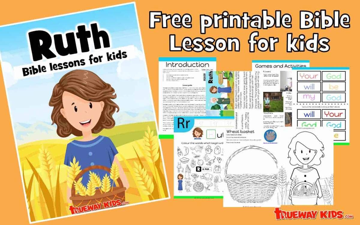 Ruth Free Bible Lesson For Kids Trueway Kids Actionable Life Coach Goal Setting Template To Snag PDF Downloadable Life Coach Hub