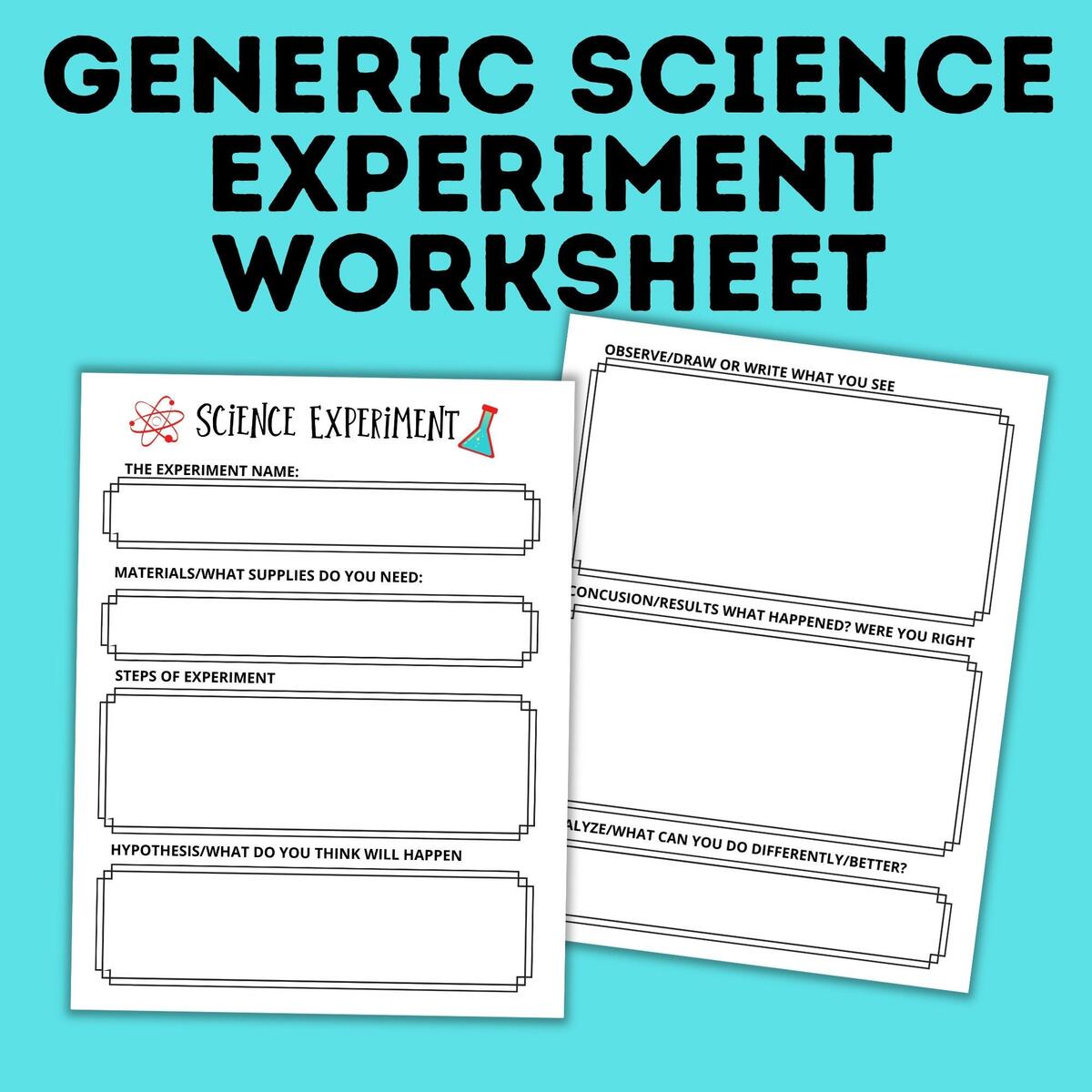 Science Worksheet Science Experiment Worksheet STEM Activity Science For Kids Science Activities Scientific Method Etsy Science Worksheet Science Experiment Worksheet STEM Activity Science For Kids Science Activities Scientific Method Etsy