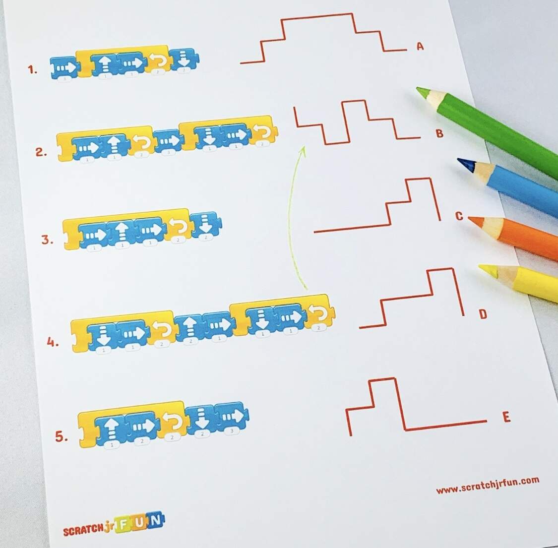 ScratchJr Scripts With Loops A Matching Game Worksheet ScratchJr Fun ScratchJr Scripts With Loops A Matching Game Worksheet ScratchJr Fun