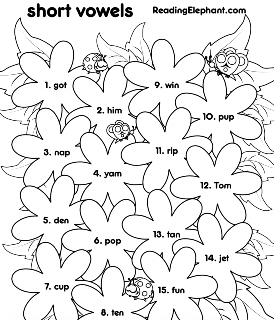 Long And Short Vowel Sounds Worksheet Free Printable Digital PDF