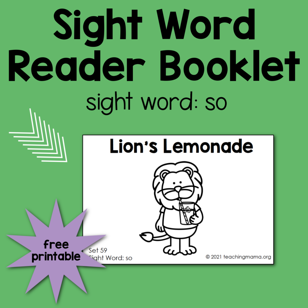 Sight Words For Kindergarten