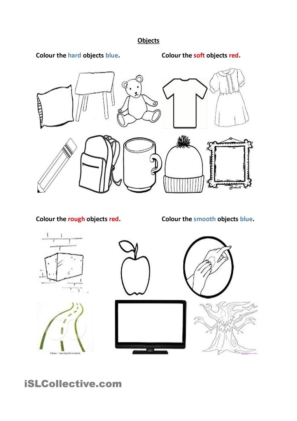 Soft Or Hard Rough Or Smooth Worksheet Free ESL Printable Worksheets Library