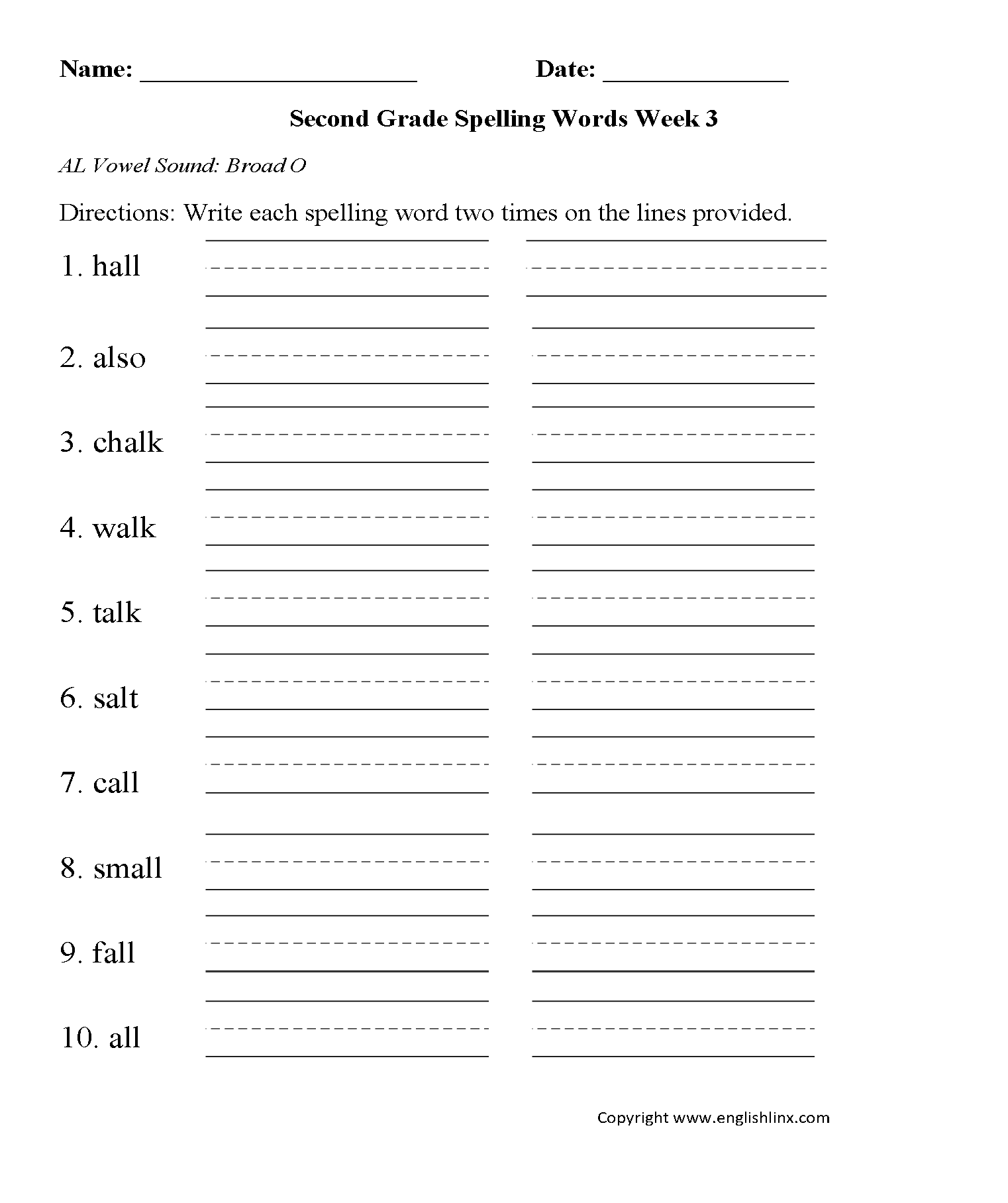 Spelling Worksheets Free Printable Spelling Practice By Grade