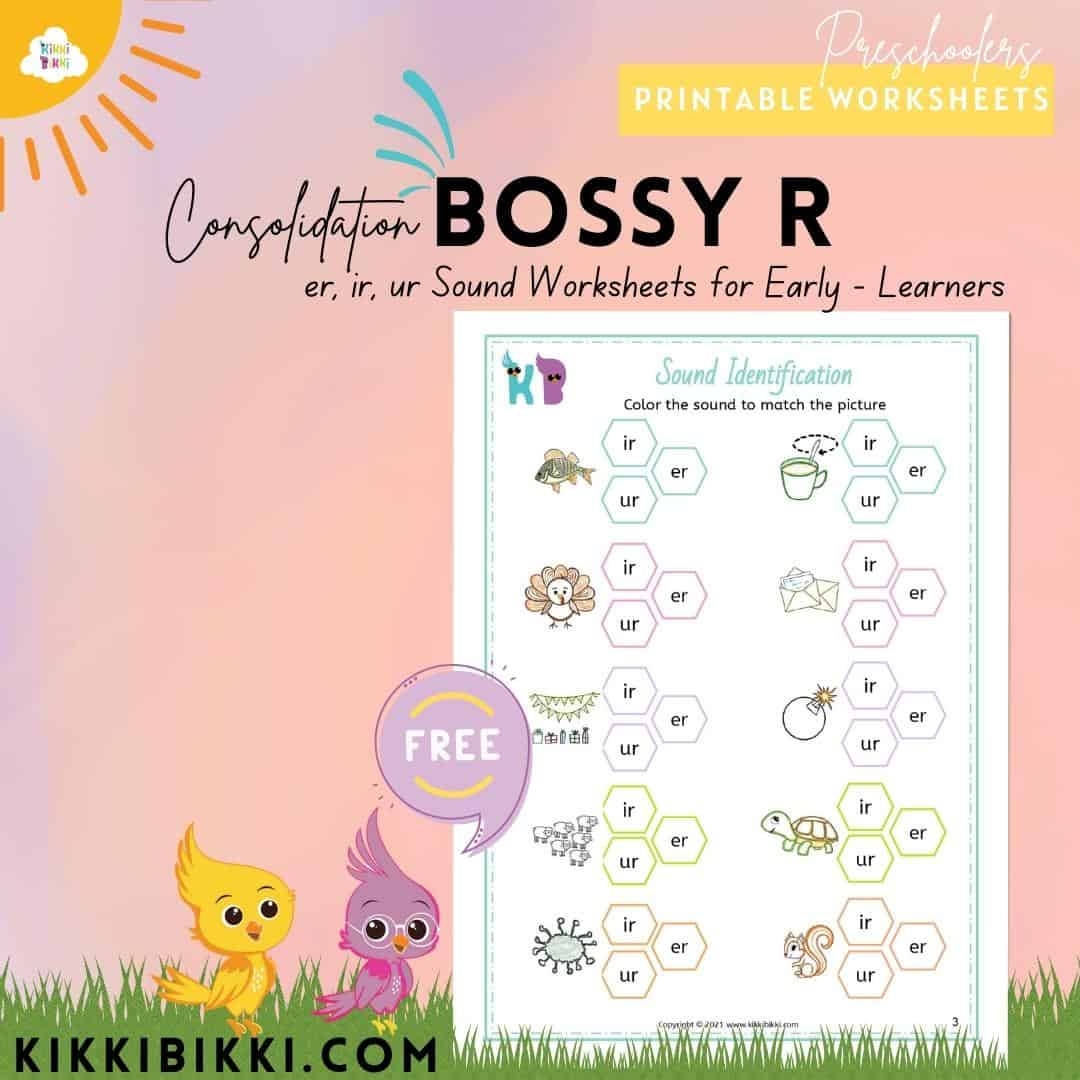 Spellings For Er Ir Ur Words Free Phonics Printable Worksheets Ideas By Christy Bossy R Pairs Er Ir Ur Phonics Worksheets Worksheets Library