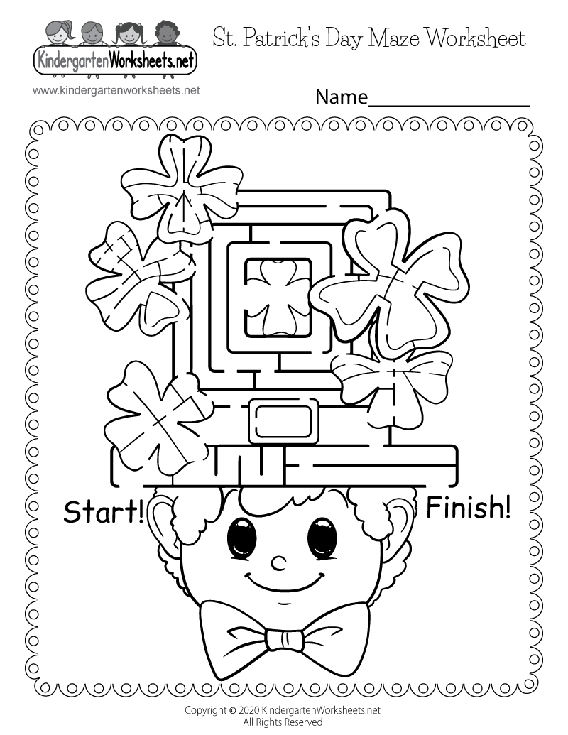 St Patrick S Day Activity Sheets Crafts By Amanda Free Printables
