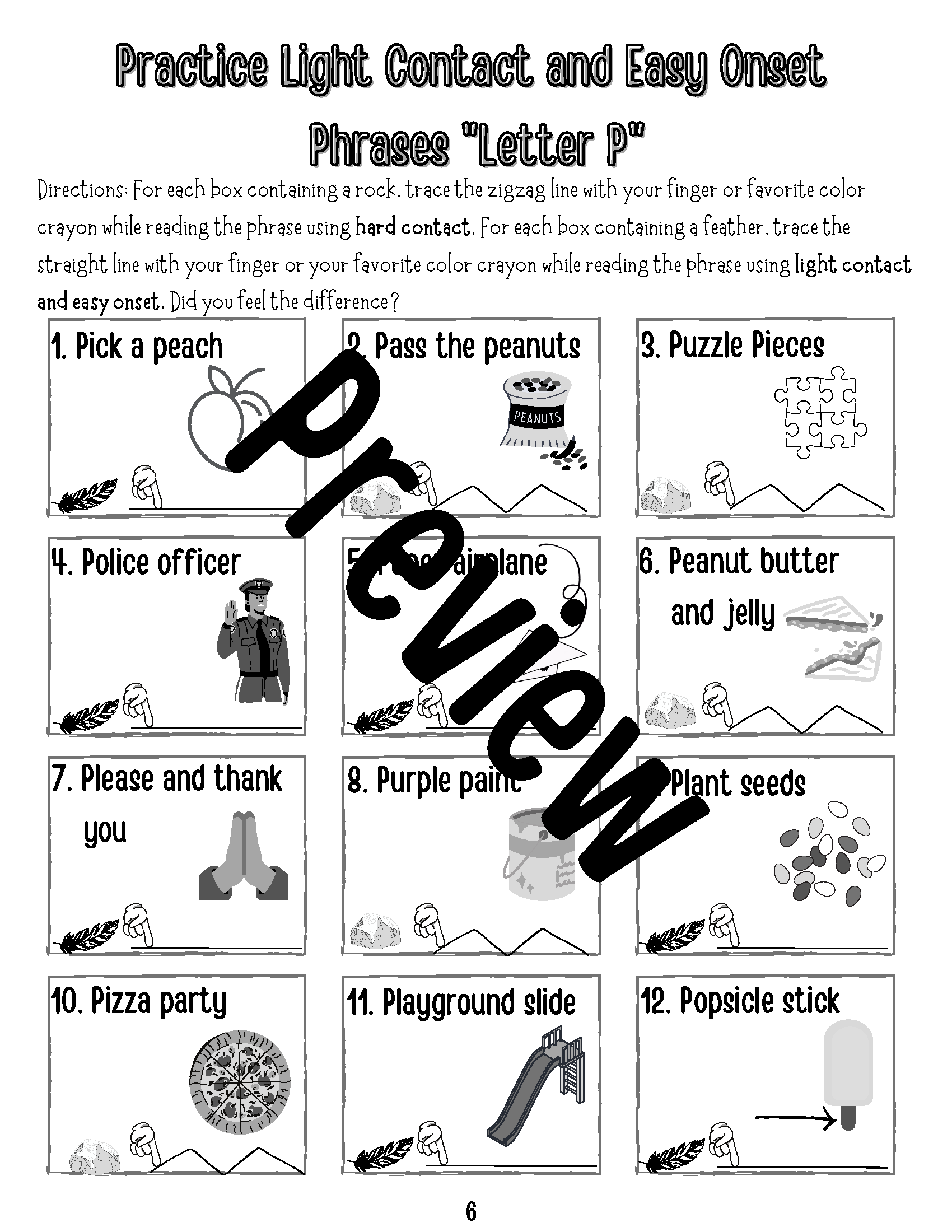 Stuttering Strategies Easy Onset Light Contact Practice Speech Therapy 2nd 5th Made By Teachers