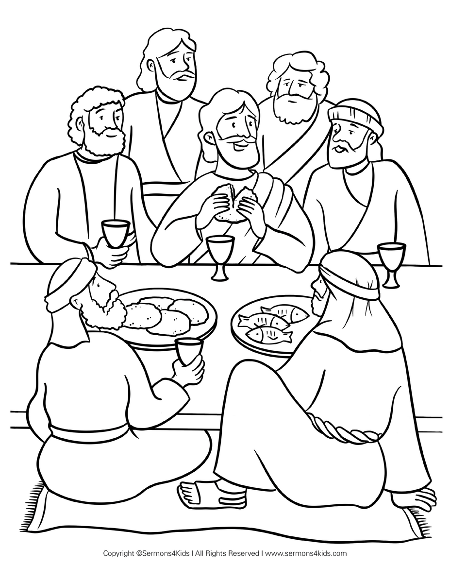 The Last Supper Printables Simple Living Creative Learning