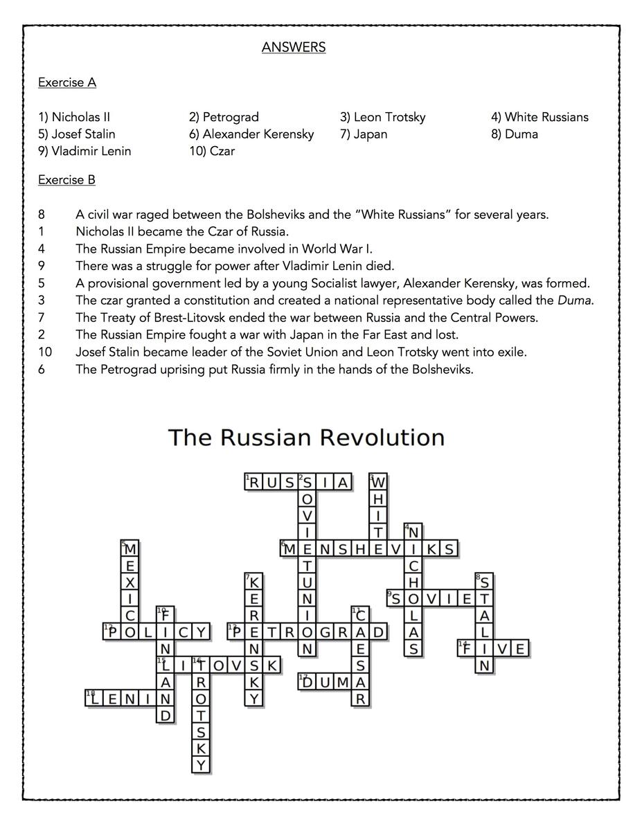 The Russian Revolution Reading Comprehension Passage Classful The Russian Revolution Reading Comprehension Passage Classful