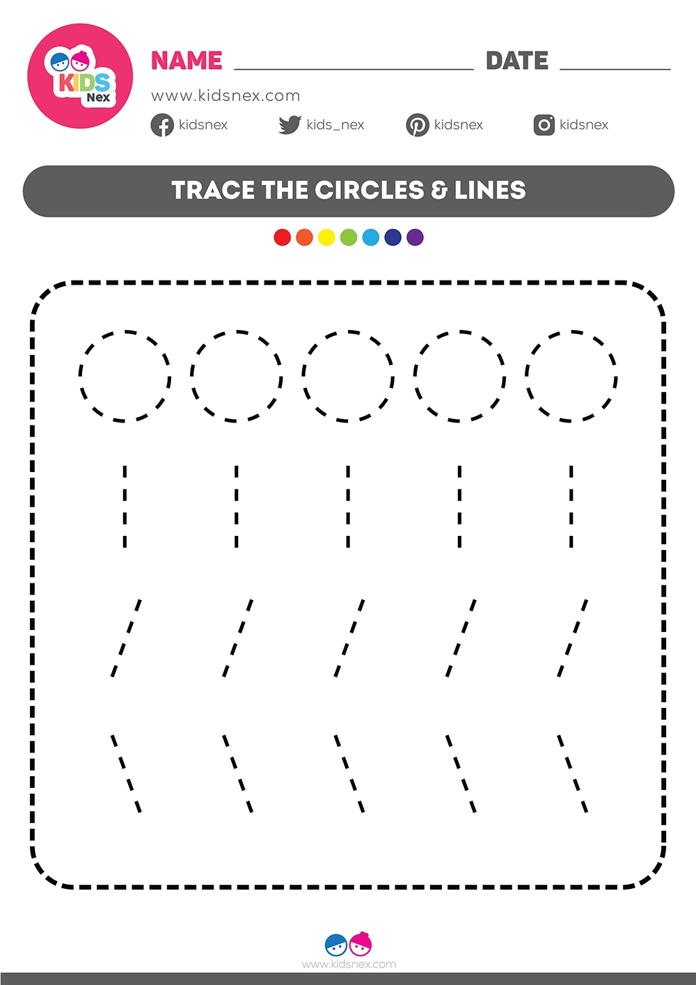 17 Line Tracing Worksheets Free Nature Inspired Learning