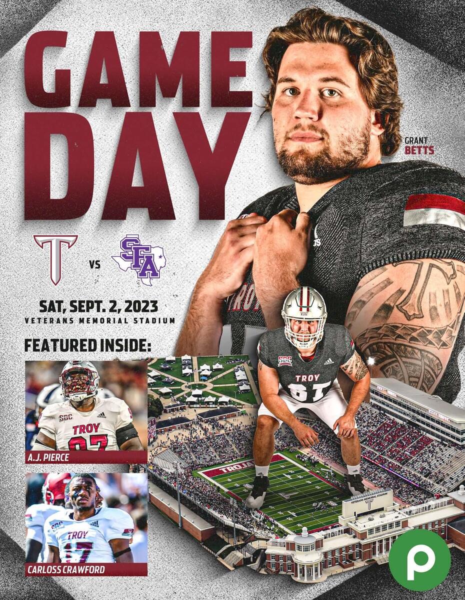 TROY FOOTBALL GAMEDAY STEPHEN F AUSTIN By Troy University Athletics Issuu