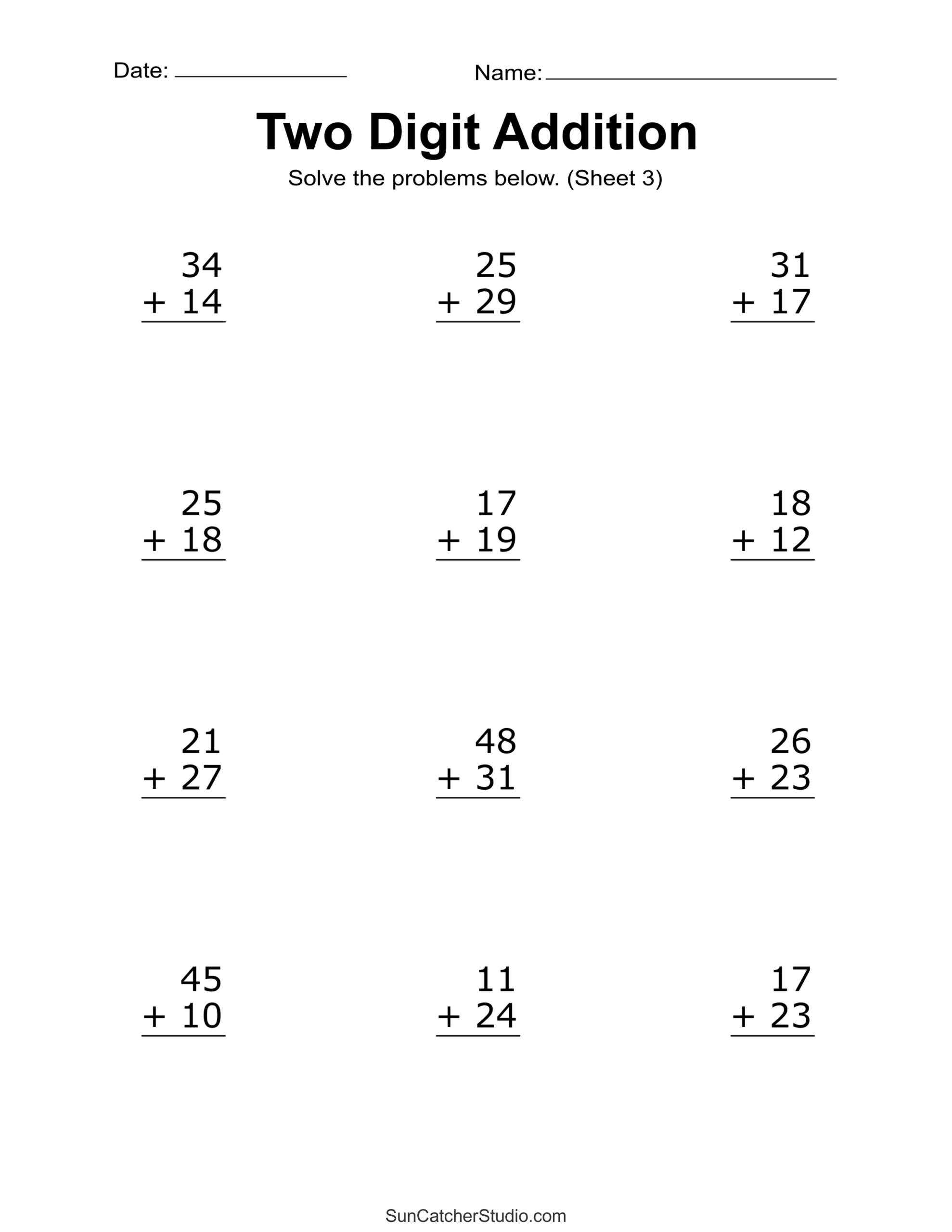 Two Digit Addition Worksheets Printable 2 Digit Problems Free Printables Lettering SVG Files Tools Apps Two Digit Addition Worksheets Printable 2 Digit Problems Free Printables Lettering SVG Files Tools Apps