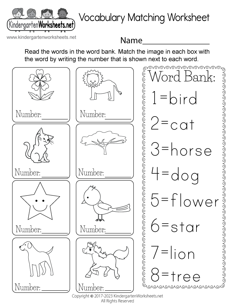 Storyboard That Free Vocabulary Worksheet Templates