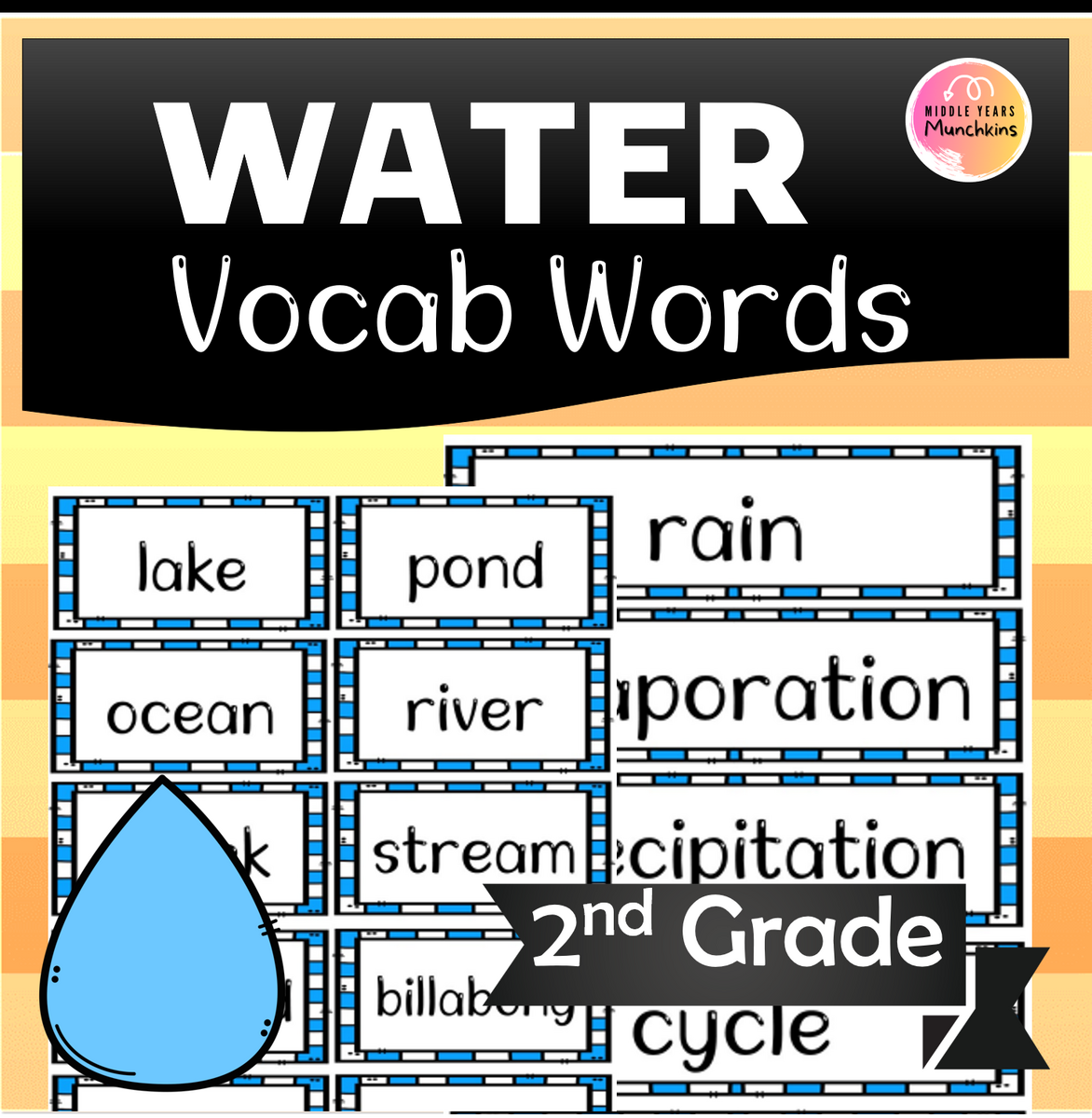 Water Vocabulary Word Wall Made By Teachers Water Vocabulary Word Wall Made By Teachers