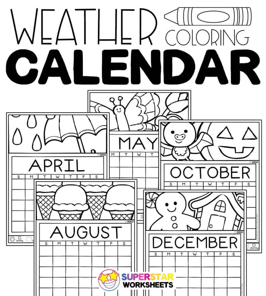 Weather Printables Superstar Worksheets