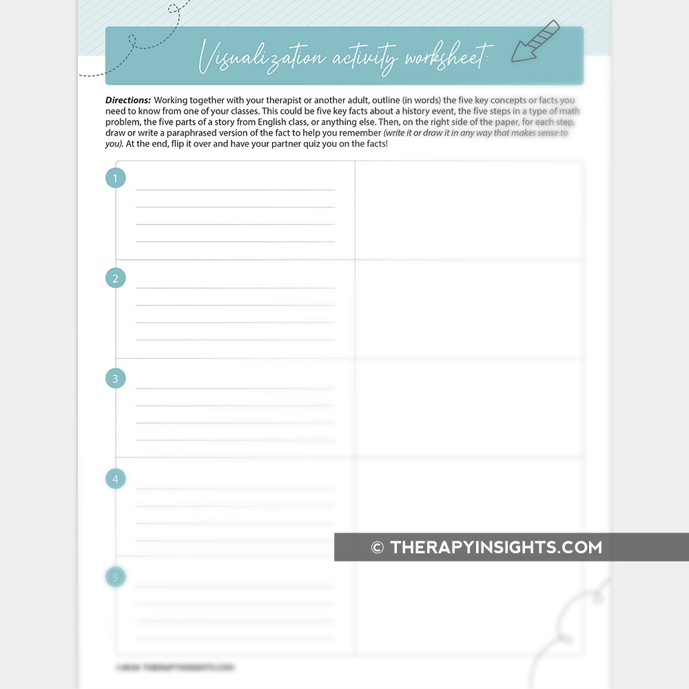 Working Memory Activities For Teens And TBIs Adult And Pediatric Printable Resources For Speech And Occupational Therapists Working Memory Activities For Teens And TBIs Adult And Pediatric Printable Resources For Speech And Occupational Therapists